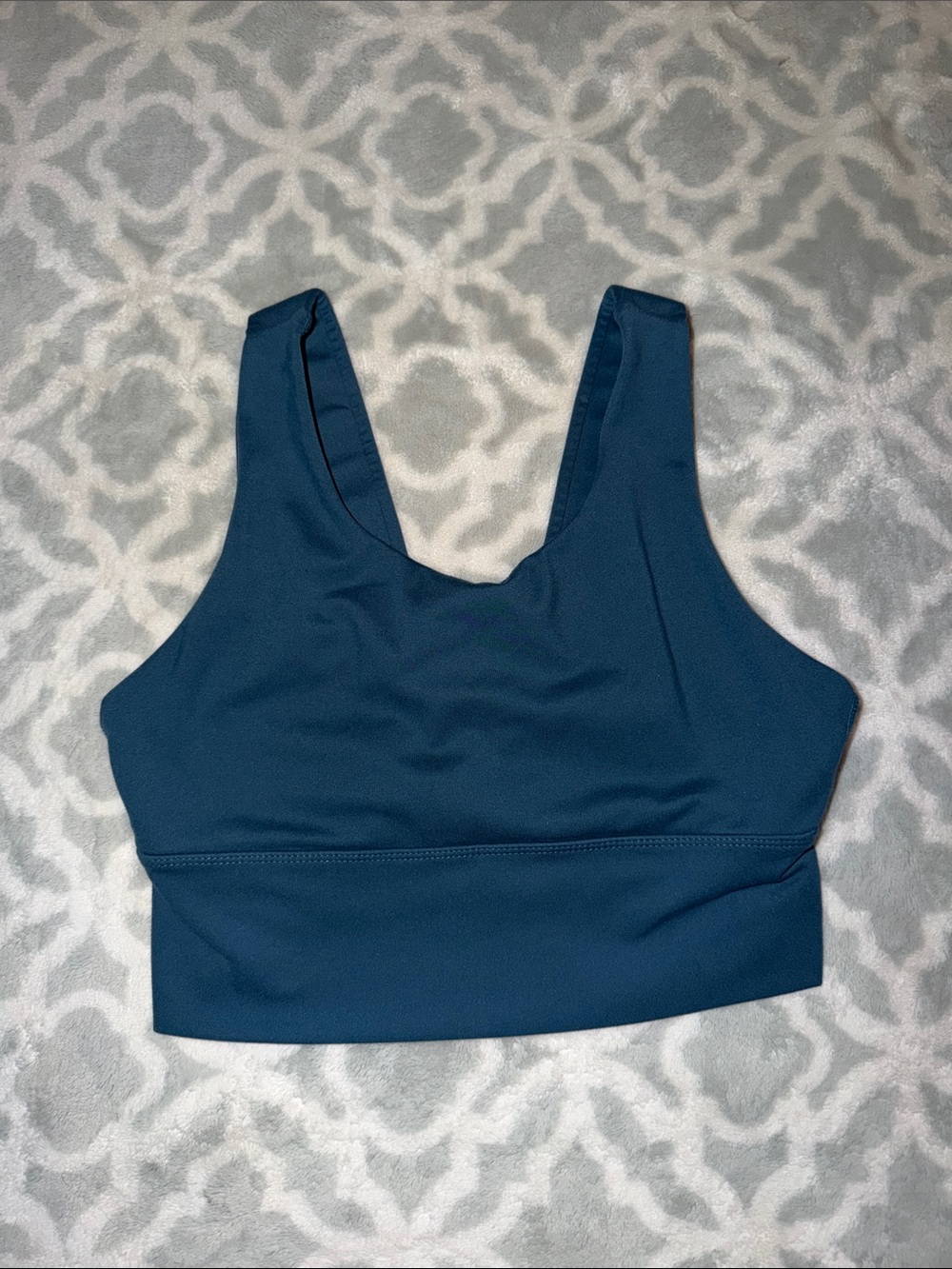 Scoop-Neck Workout Tank Top in Deep Teal
